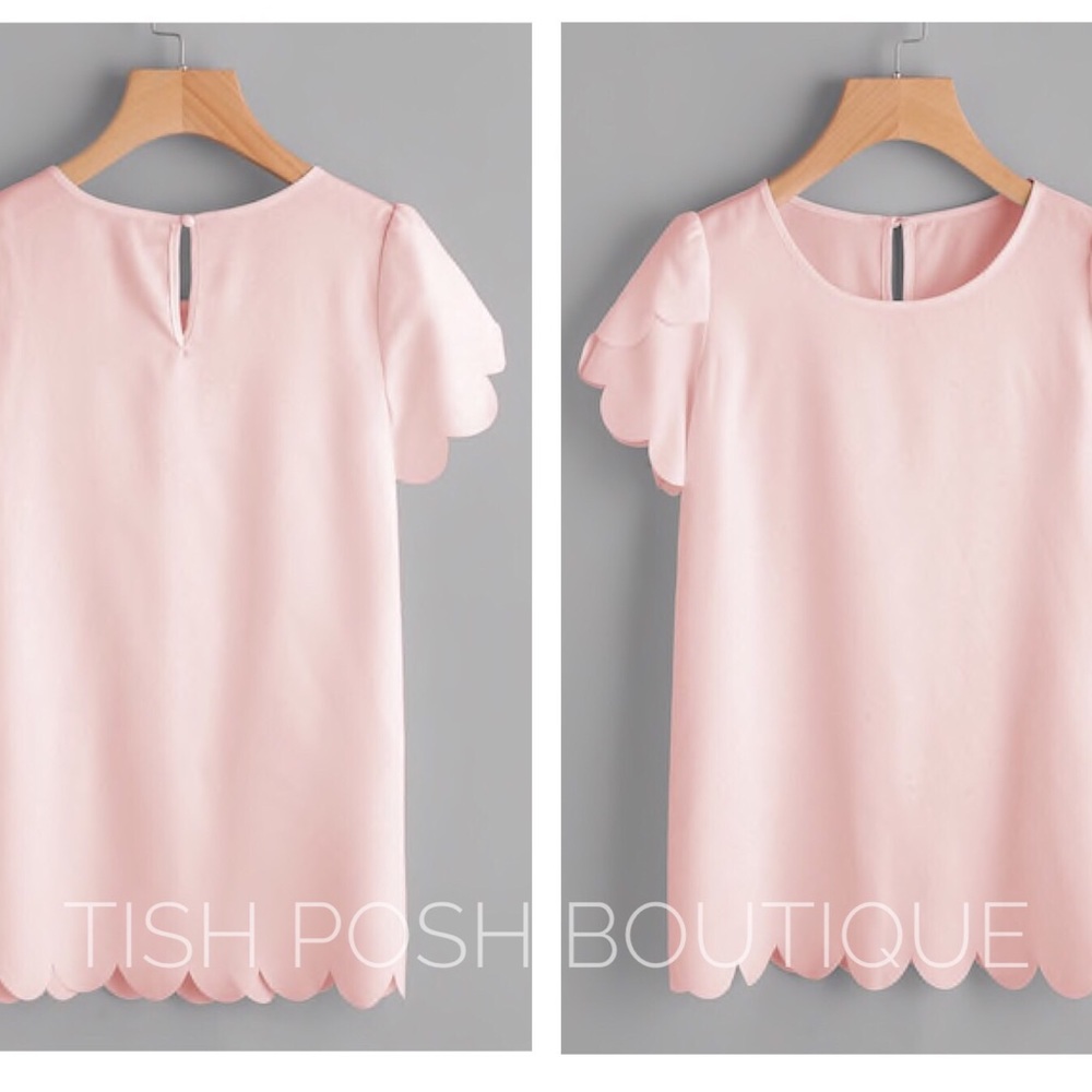 FIORELLA Blush Petal Sleeve Blouse - Picture 2 of 6